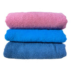 Toalla De Medio Baño Super Absorbente 100% Algodón Varsovia Azul Colección 3