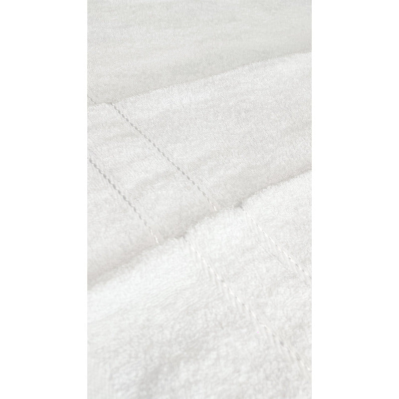 Toalla 100% Algodón Calidad Premium 3/4 Super Absorbente Blanco Liver 3/4