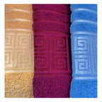 Tallas De Medio Baño 100% Algodón Super Absorbente Maya Azul Colección 3