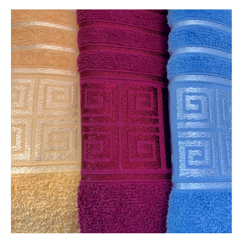 Tallas De Medio Baño 100% Algodón Super Absorbente Maya Azul Colección 3