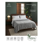 Cobertor Providencia Jacquard Ovejita Super Calientita Gris Fajilla 880 G Gris