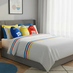 Pack De 3 Almohadas Providencia M&m's Lunetas Super Suave Rojo
