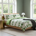 Funda De Edredón Duvet Matrimonial 2 Vistas 100% ALG Premium Verde