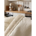 Juego De Cortinas 2 Paneles 2.50x1.95 De Ventana Transparent Beige