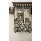 Cobija Matrimonial De Tilma Polar / Regenerado Económica Tigre 1.5 G Beige