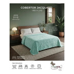 Cobertor Providencia Ligero Matrimonial Premium Térmico Saphiregofrado 880 G Turquesa
