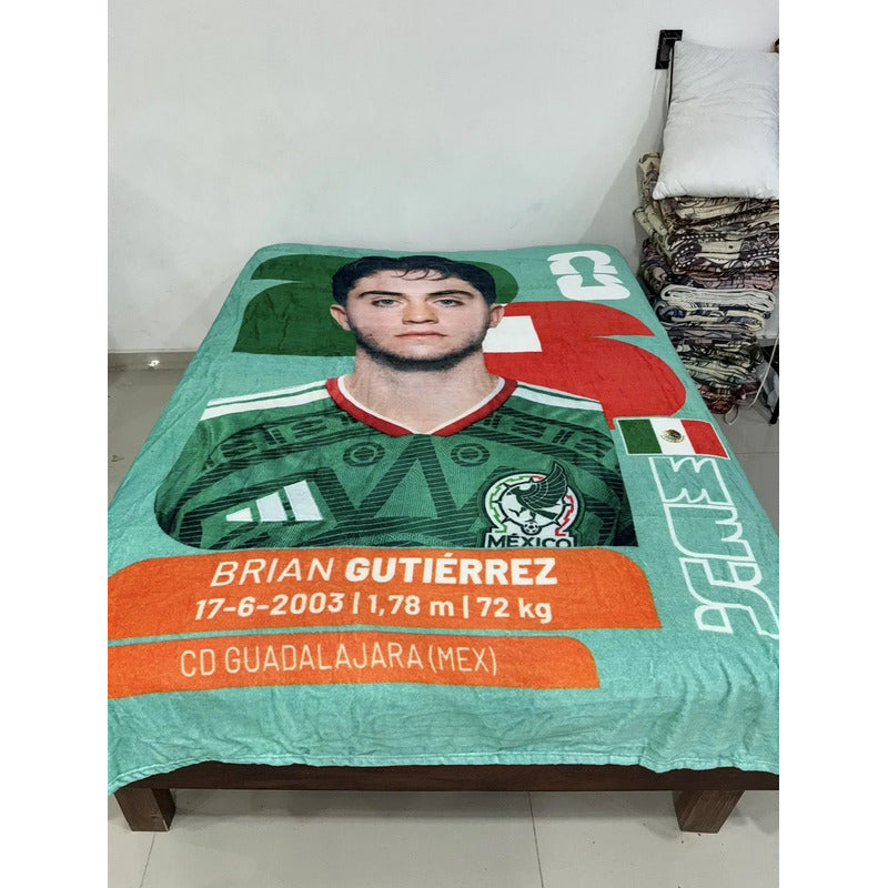 Frazada Providencia Matrimonial Panini Brian Gutiérrez Suave Brian Gutiérrez 680 G Verde Claro
