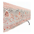Mantel Calado Leonora 1.5×2.5 M | Elegancia Total Naranja Oscuro Calado Naranja