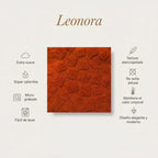 Frazada Leonora Matrimonial Extra-suave Grabado Hd Acogedora Hojuelas Shedron Chocolate