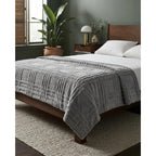 Cobertor Providencia Jacquard Ovejita Super Calientita Gris Fajilla 880 G Gris