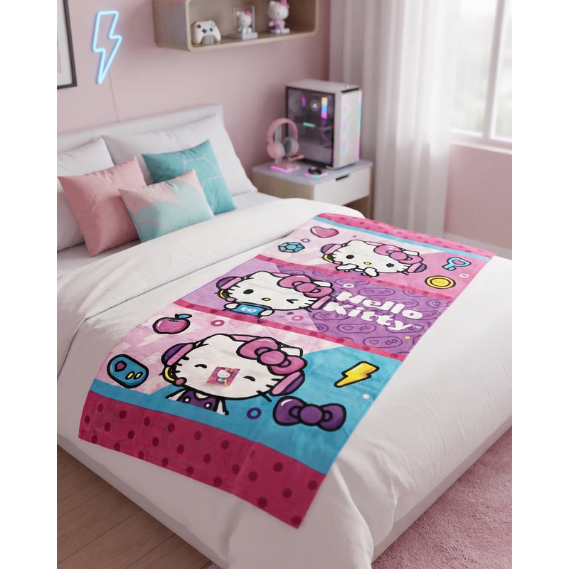 Toalla Providencia Hello Kitty Alta Absorción 100% Algodón Rosa Hello Kitty
