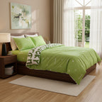 Funda De Edredón Duvet Matrimonial 2 Vistas 100% ALG Premium Verde