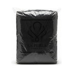 Bata De Baño Leonora Rasurada 100% Algodón Super Absorbente Negro Lisa M-l