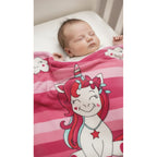 Cunero Baby Plus Leonora Para Bebe Térmico Y Super Suavecito Unicornio/rosa Rosa Chicle