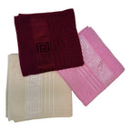 Tallas De Medio Baño 100% Algodón Super Absorbente Maya Rojo Colección 4