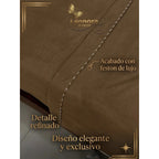 Juego De Sábanas Matrimonial Algodón Percal 144 Hilos-fresca Marrón Claro Lisa Suave Y Transpirable De Calidad Premium