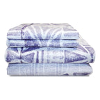 Juego De Sábanas Matrimonial Algodón Percal 144 Hilos-fresca Lavanda Fresh Morado