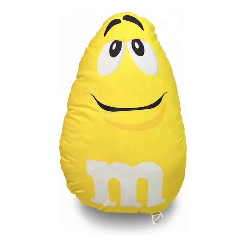 Almohada Providencia M&m's Amarillo Super Suave Y Esponjoso Amarillo