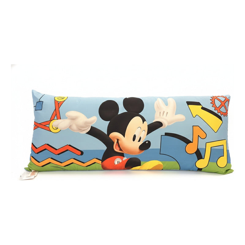 Almohada Providencia Super Jumbo Mickey Music Azul Claro