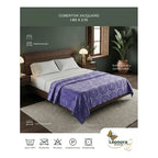Cobertor Providencia Ligero Matrimonial Premium Térmico Saphire Gofrado 880 G Lavanda