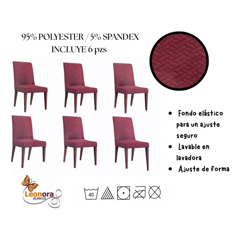 Cubre Sillas Stretch Premium Elástica Para Silla Ajustable Rosa Palo De Rosa