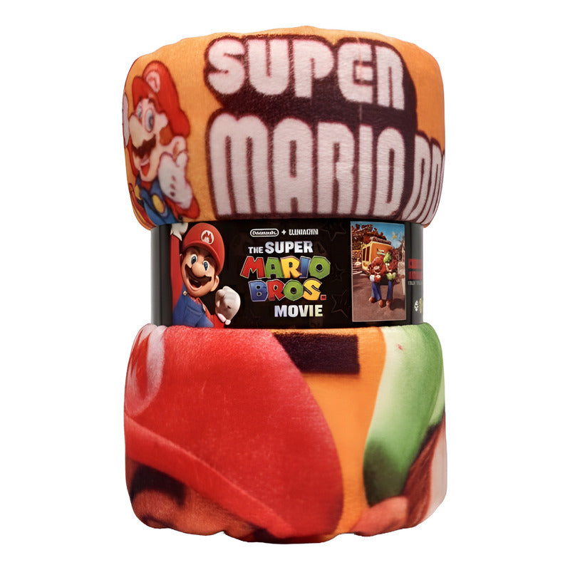 Frazada Matrimonial Providencia Super Suave Y Calientita Super Mario Bross Rojo