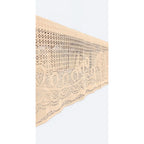 Mantel Calado Leonora 1.5×2.5 M | Elegancia Total Suela Calado Infinito Crema
