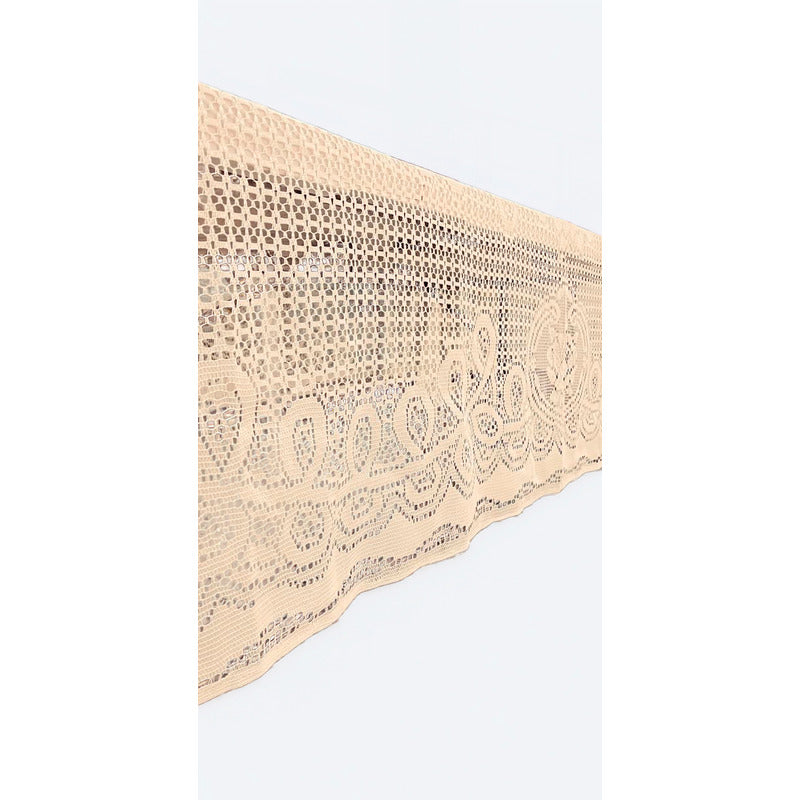 Mantel Calado Leonora 1.5×2.5 M | Elegancia Total Suela Calado Infinito Crema