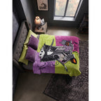 Frazada Providencia Matrimonial El Extraño Mundo De Jack Jack Y Sally 650 G Lila