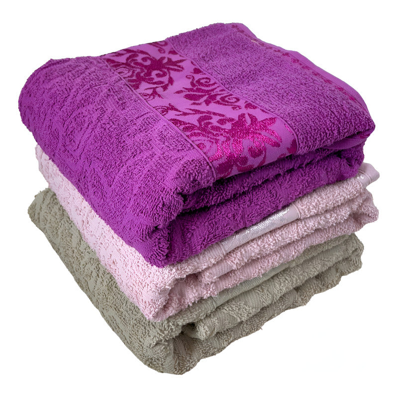 Tallas De Medio Baño 100% Algodón Super Absorbente Monarca Rosa Colección 1