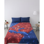Frazada Matrimonial Super Suave Y Calientita De Marvel Spiderman Rojo
