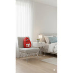 Almohada Providencia M&m's Rojo Super Suave Y Esponjoso Rojo