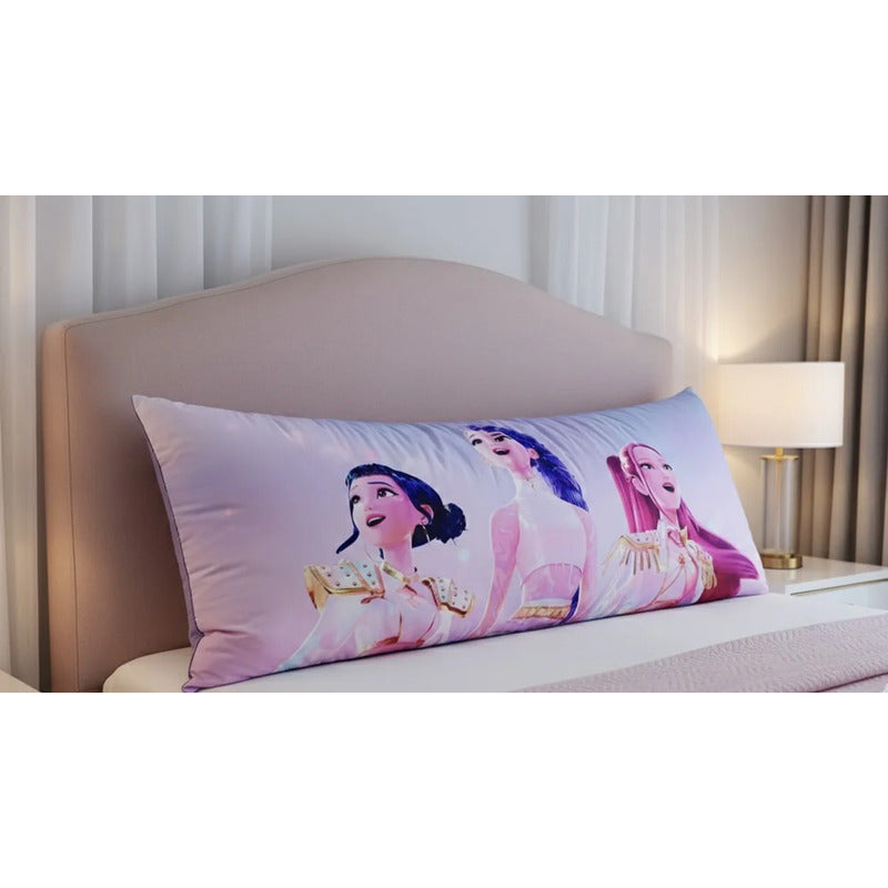 Almohada Providencia Jumbo Guerreras K-pop Demon Hunters Lavanda