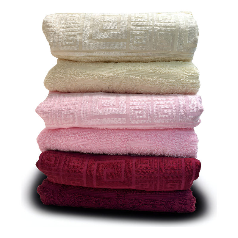 Tallas De Medio Baño 100% Algodón Super Absorbente Maya Rojo Colección 4