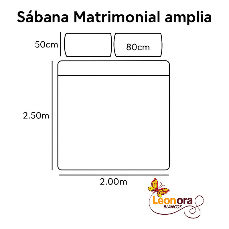 Juego De Sábanas Matrimonial Leonora Franela Planchada 2mts Azul Acero Rayado Azul/amarillo