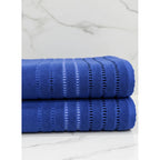 Toallas Baño Completo 100% Algodón Super Absorbente Azul Azul Rey