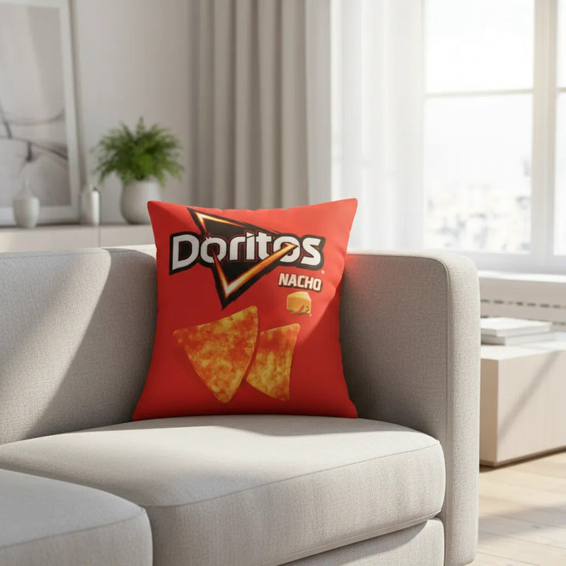 Almohada Providencia Doritos Grande Super Suave Y Esponjoso Terracota