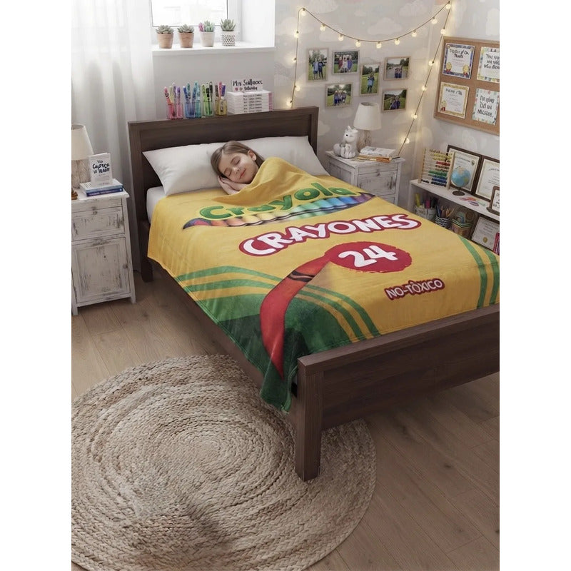 Cobija Providencia Extra Gruesa Matrimonial Crayola-crayones Crayola Crayones 780 G Amarillo