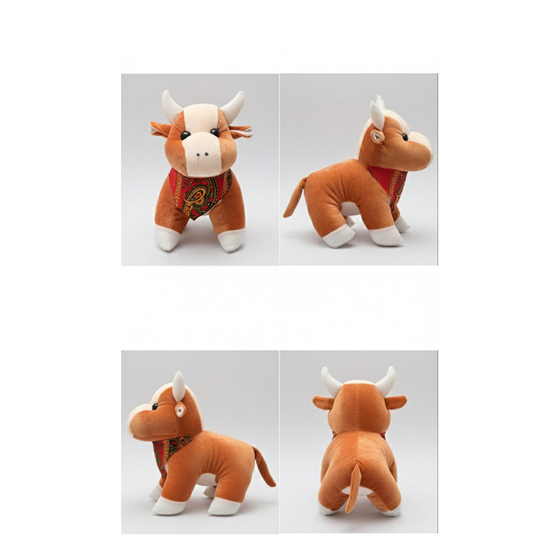 Set De Toritos De Peluche. 6 Modelos Rancheritos Super Suave Marrón