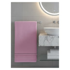 Toallas Baño Completo 100% Algodón Super Absorbente Rosa