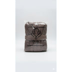 Bata De Baño Leonora Rasurada 100% Algodón Super Absorbente Marrón Café M-l