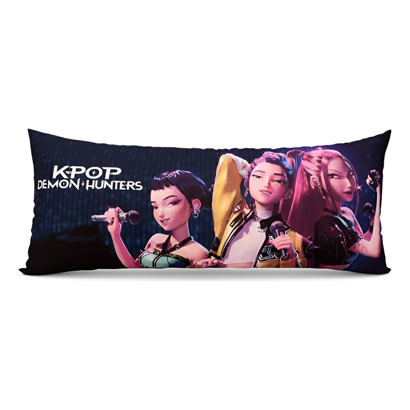 Almohada Providencia Super Jumbo K-pop Demon Hunters Lavanda
