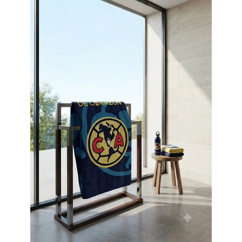 Toalla Providencia 100% Algodón Del América 74x147 Cm Amarillo America Grandes De Corazon