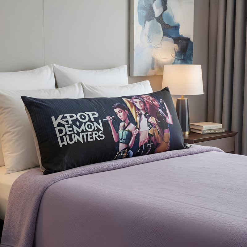 Almohada Providencia Super Jumbo K-pop Demon Hunters Verde Claro