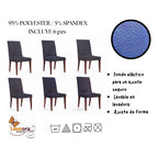 Cubre Sillas Stretch Premium Elástica Para Silla Ajustable Beige Ópalo