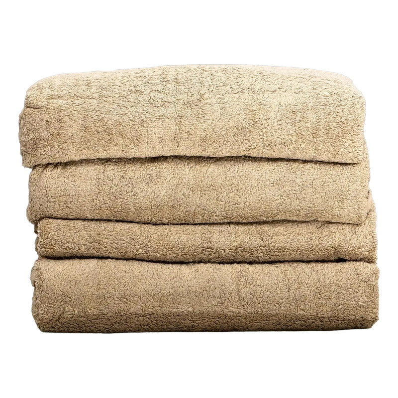 Set 4 Toallas Premium Super Absorbentes 100% Algodón Tamaño Gris Grande, Máxima Absorción Y Suavidad Superior