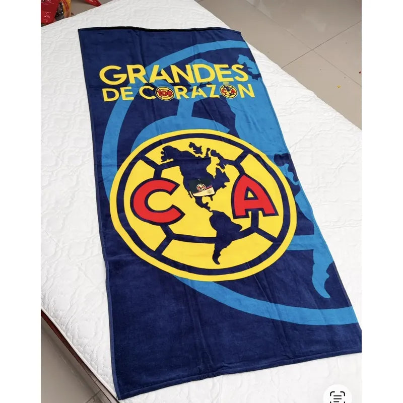 Toalla Providencia 100% Algodón Del América 74x147 Cm Amarillo America Grandes De Corazon