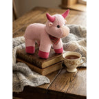 Set De 6 Vaquitas De Peluche Modelos Rancheritos Super Suave Rosa