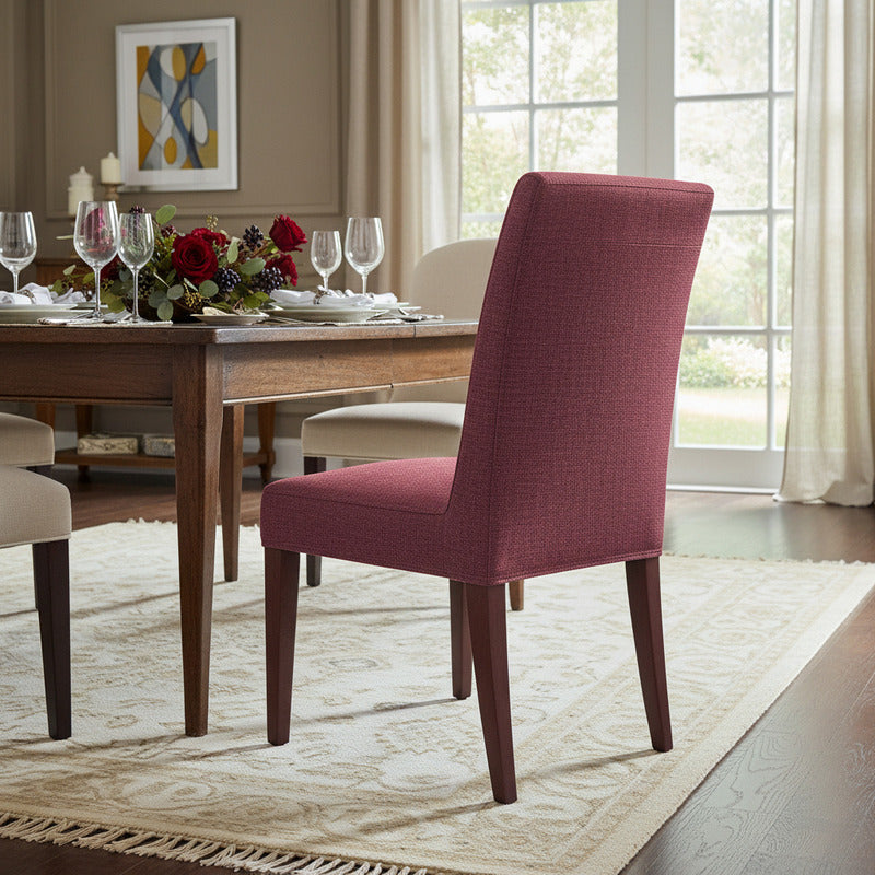 Cubre Sillas Stretch Premium Elástica Para Silla Ajustable Rosa Palo De Rosa