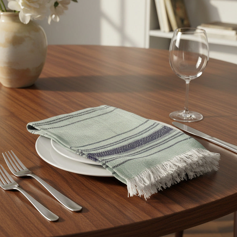 Docena Servilletas Artesanales 70x60 Cm Ideal Para El Hogar Blanco Servilletas Artesanales